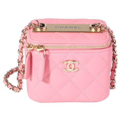 pale pink quilted chanel bag|vintage white quilted Chanel bag.